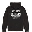 Load image into Gallery viewer, Men's Est 1901 Indian Motorcycle Hoodie, Black
