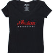 Load image into Gallery viewer, WOMEN BLACK BLING ORANGE COUNTY DEALER TEE