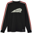 Load image into Gallery viewer, Men's Striped Sleeves Headdress Long Sleeve T-Shirt, Black