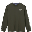 Load image into Gallery viewer, Men's Logo Sleeve Printed Long Sleeve T-Shirt, Green