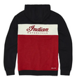 Load image into Gallery viewer, Men's Script Logo Colorblock Hoodie, Red