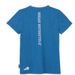 Load image into Gallery viewer, Women's Vertical Logo Printed T-Shirt, Blue