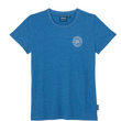 Load image into Gallery viewer, Women's Vertical Logo Printed T-Shirt, Blue