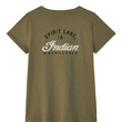 Load image into Gallery viewer, Women's Spirit Lake IA Henley T-Shirt, Green