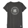 Load image into Gallery viewer, Women's Block IMC Circle Henley T-Shirt, Gray