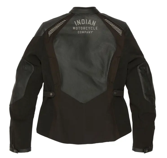 Indian バイクジャケット レディース　パンチングレザー　美品❗️ Women's Stanton Jacket, Black – Indian Motorcycle Orange County