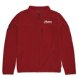 Load image into Gallery viewer, Women's Zip Thru Fleece Top, Red