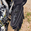 Load image into Gallery viewer, Headdress Rider Floorboard Pads in Polished, Pair