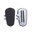 Load image into Gallery viewer, Passenger Floorboards with Pads in Chrome, Pair (Heavyweight)