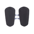 Load image into Gallery viewer, Passenger Floorboards with Pads in Chrome, Pair (Heavyweight)