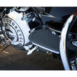 Load image into Gallery viewer, Passenger Floorboards with Pads in Chrome, Pair (Heavyweight)