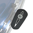 Load image into Gallery viewer, Headdress Passenger Floorboard Pads in Chrome, Pair