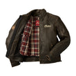 Load image into Gallery viewer, Men's Leather Classic Riding Jacket with Removable Lining, Dark Brown
