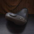 Load image into Gallery viewer, Used Rider's Seat in Black Leather with Studs. Indian Motorcycle Genuine Part 2686412