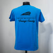 Load image into Gallery viewer, FEMALE BLACK LEGENDARY LOGO, TEAL INDIAN MOTORCYCLE OF OC DEALER TEE