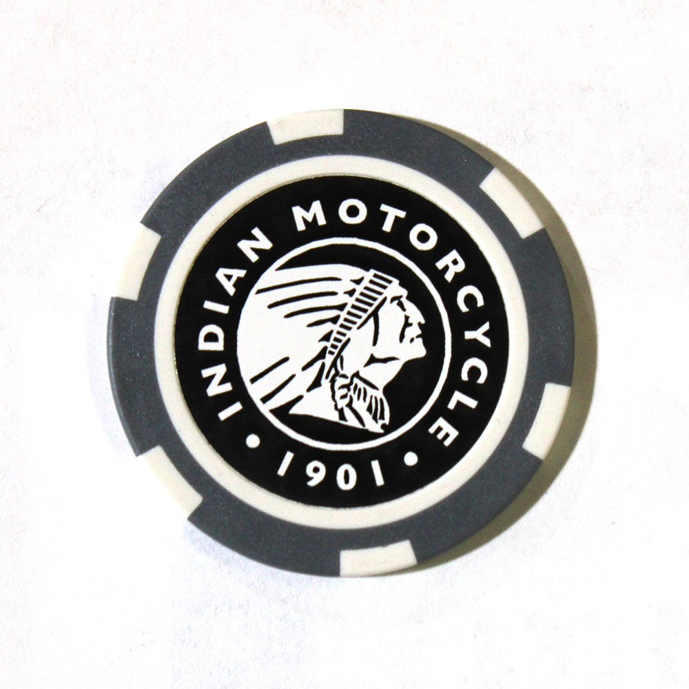 INDIAN MOTORCYCLE DEALER POKER CHIPS Indian Motorcycle Orange County