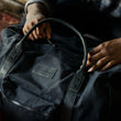 Load image into Gallery viewer, Waxed Canvas Duffle Bag, Black