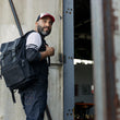 Load image into Gallery viewer, Waxed Canvas Backpack, Black