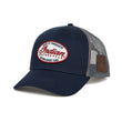 Load image into Gallery viewer, Men's Script Patch Trucker Hat, Blue