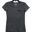 Load image into Gallery viewer, WOMEN'S SHORT SLEEVE DARK GREY INDIAN MOTORCYCLE OF ORANGE COUNTY DEALER TEE