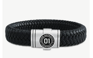 Heritage 01 Braided Leather Bracelet