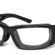 Load image into Gallery viewer, ATIRA GLOSSY BLACK CLEAR GLASSES
