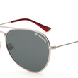 Load image into Gallery viewer, SUBTERRA SILVER W/GRAY LENZ POLARIZED GLASSES
