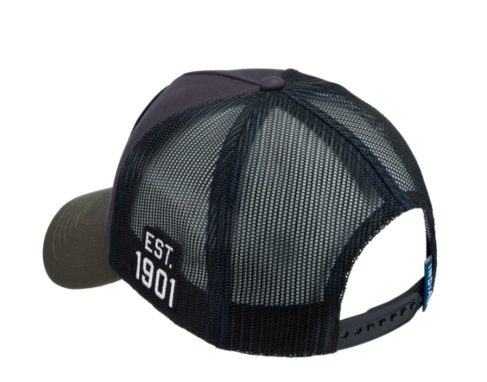 01 Patch Trucker Cap, Gray