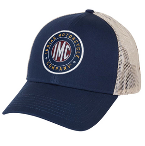 Colored IMC Logo Trucker Cap, Blue