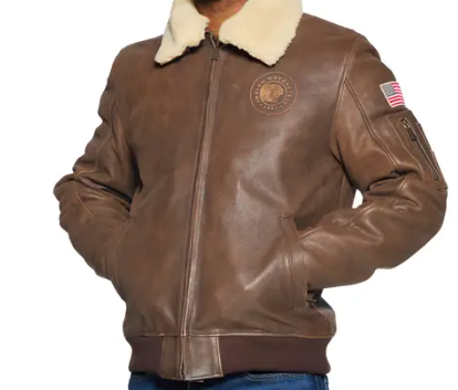 Men's Flying Jacket, Brown