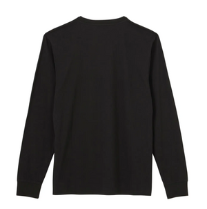 Men's Essential Script Logo Long Sleeve T-Shirt, Black