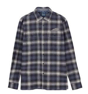 Men's Bolton Plaid Shirt, Navy