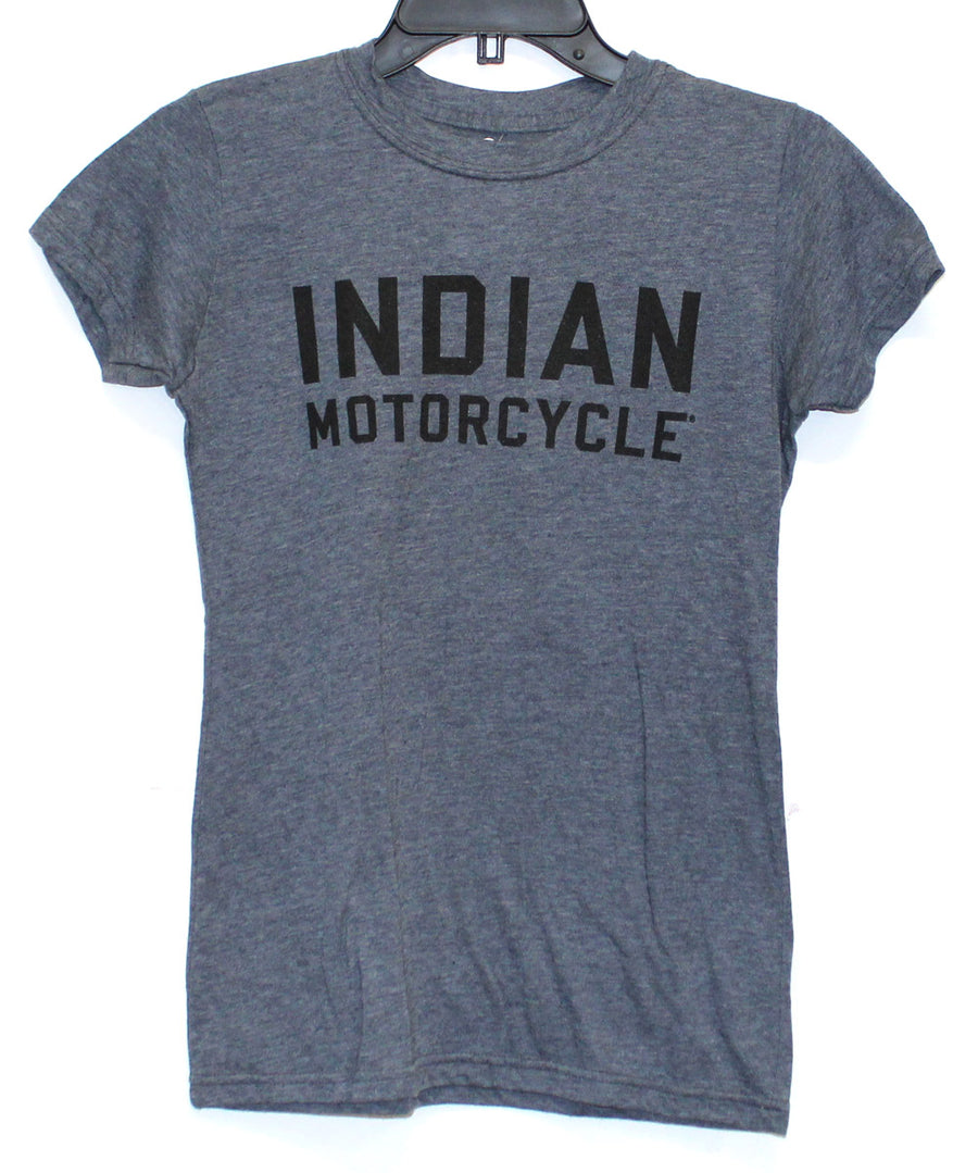 WOMENS NAVY INDIAN MOTORCYCLE OF ORANGE COUNTY DEALER TEE