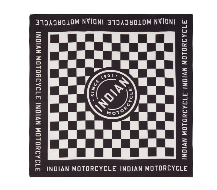 Checkerboard Bandana, Black