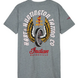 Load image into Gallery viewer, Men's IMC X HH Winged Wheel T-shirt, Gray

