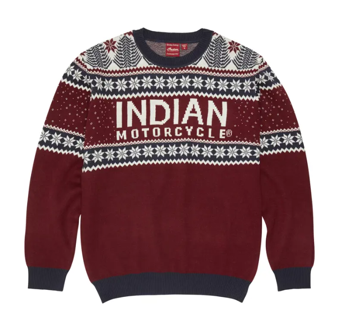 Unisex Indian Motorcycle Holiday Sweater