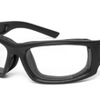 Load image into Gallery viewer, ATIRA MATTE BLACK CLEAR GLASSES
