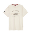 Load image into Gallery viewer, Men's Headdress Motorcycle T-shirt, Oatmeal
