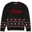Load image into Gallery viewer, Unisex Script Holiday Sweater, Black
