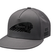 Load image into Gallery viewer, Headdress Print Flat Peak Cap, Gray
