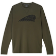Load image into Gallery viewer, Men's Headdress Print Long Sleeve T-Shirt, Green
