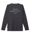 Load image into Gallery viewer, Men's Stencil Logo Long Sleeve T-Shirt, Gray

