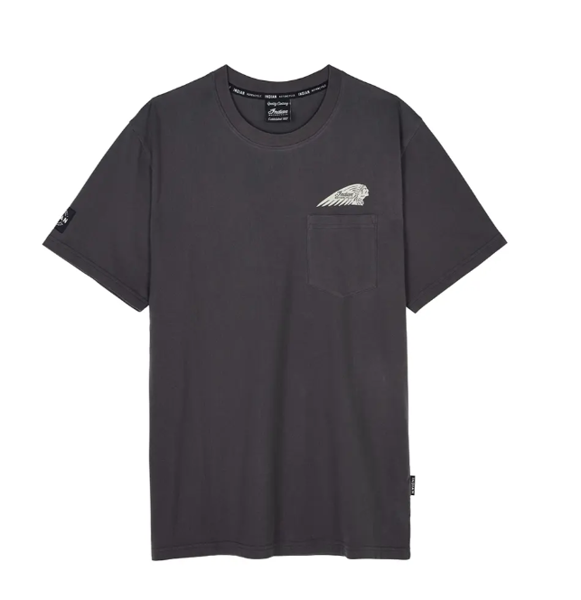 Men's Outline Block Pocket T-shirt, Gray – Indian Motorcycle