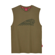 Load image into Gallery viewer, Men's Headdress Print Tank, Green
