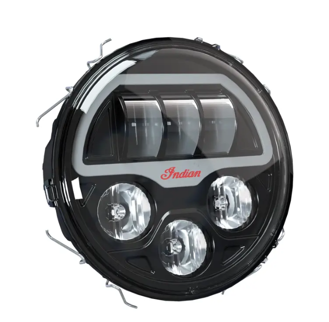 Scout Pathfinder LED Headlight – Indian Motorcycle Orange County