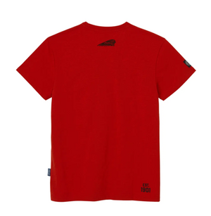 Men's Arched Block Logo T-Shirt, Red