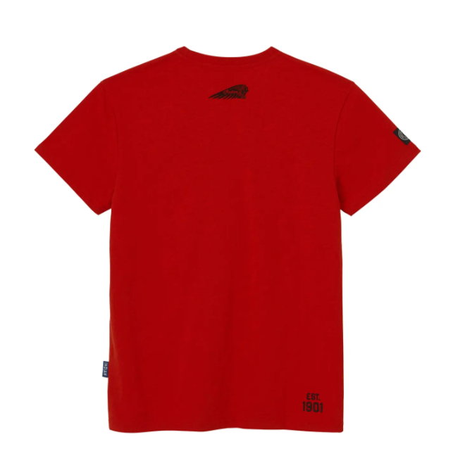 Men's Arched Block Logo T-Shirt, Red
