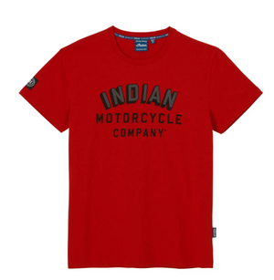 Men's Arched Block Logo T-Shirt, Red