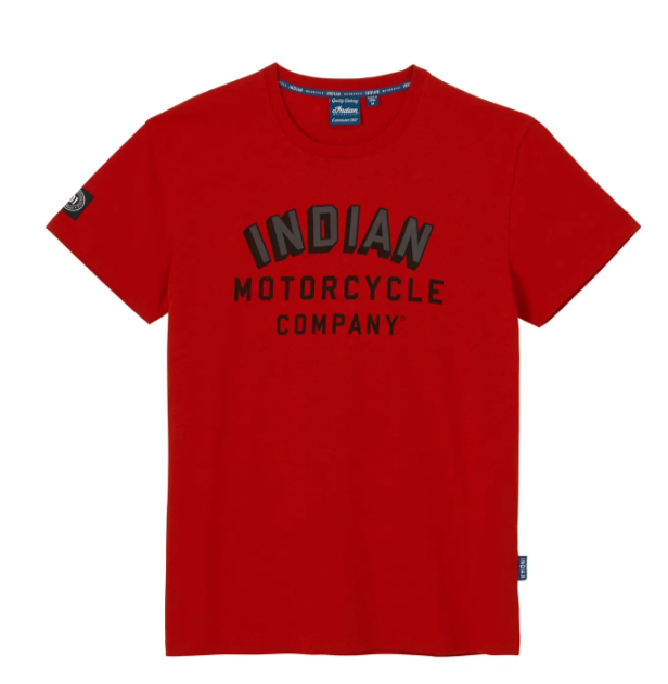 Men's Arched Block Logo T-Shirt, Red