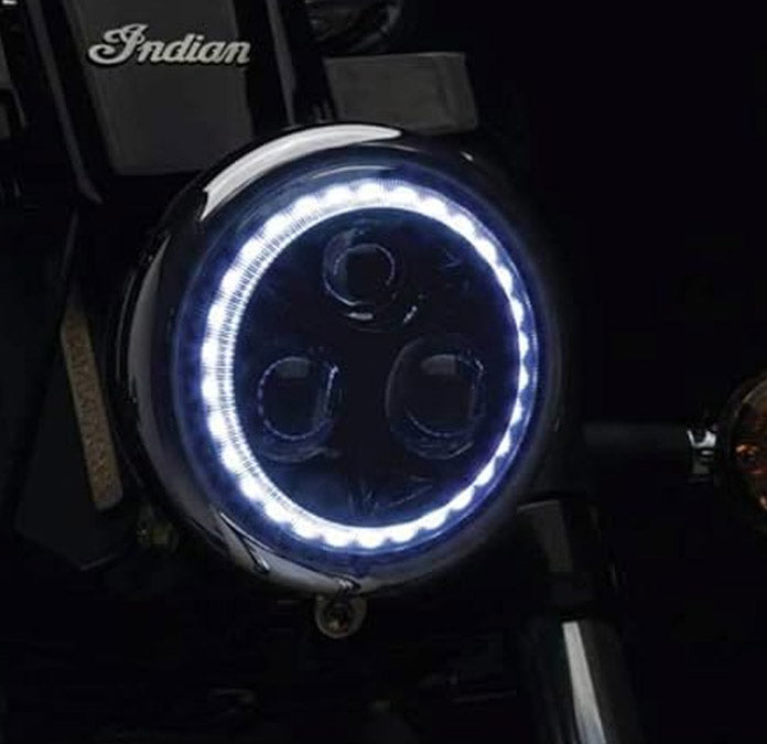 Kuryakyn 2462 Motorcycle Lighting Accessory: 5-3/4" Orbit Vision LED Headlight